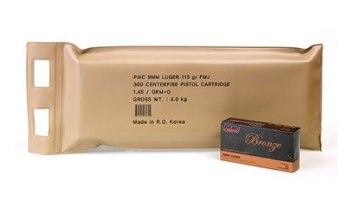 PMC BRZN 9MM 115GR FMJ 6BXS BATTLE PACK - Win Repeating Arms Promotion